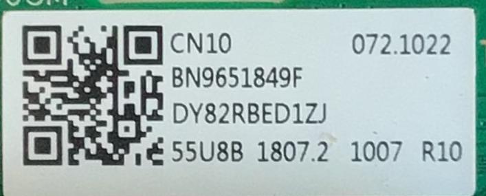 MAIN ORIGINAL PARA TV SAMSUNG 4K UHD HDR / NUMERO DE PARTE BN9651849F / KANT_SU2E_AU7000 / BN96-51849F / MC92A280496A / VA55US160U8/VD / PANEL CY-BT050HG / DISPLAY CC500PV6D / BN9655108A / MODELOS UN50TU7000BXZA BA15 / UN50TU7000FXZA / UN50TU700DFXZA - Imagen 2